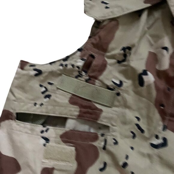 Military Desert Camouflage Vest  PASGT Small  Light Industries  Cotton Nylon - Picture 4 of 10